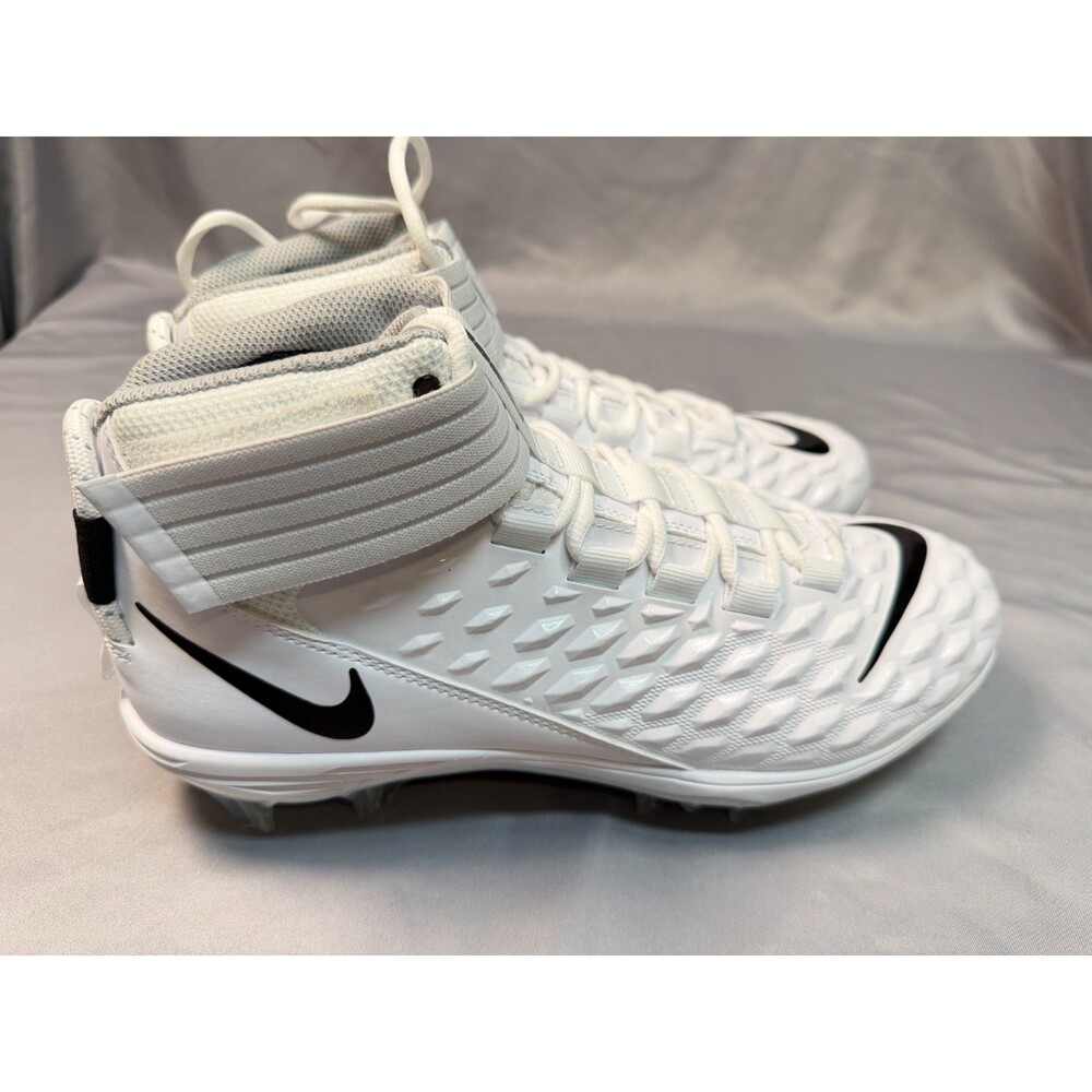 Nike Force Savage Pro 2 White Football Cleats Men's Size 10.5 AH4000-100